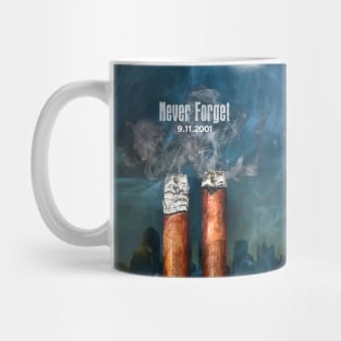 Cigar Twin Towers: September 11, 2001, Never Forget Mug